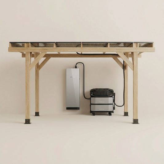Solar Gazebo Bundle - Standard/Classic Ceder